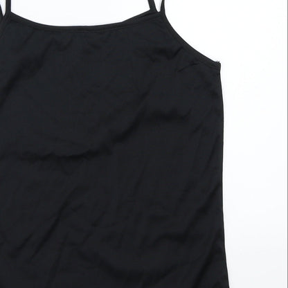 Preworn Womens Black   Basic Tank Size 10