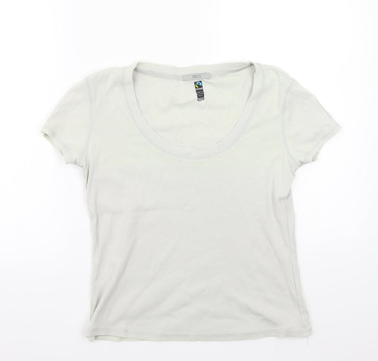 Marks and Spencer Womens Grey   Basic T-Shirt Size 12
