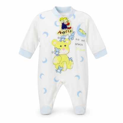 Angel Kids Girls White   Babygrow One-Piece Size 6-9 Months