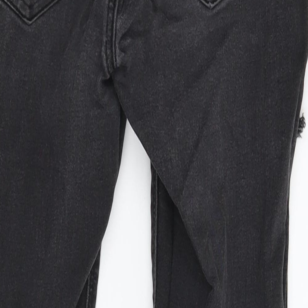 New Look Womens Black  Denim Jegging Jeans Size 6 L24 in