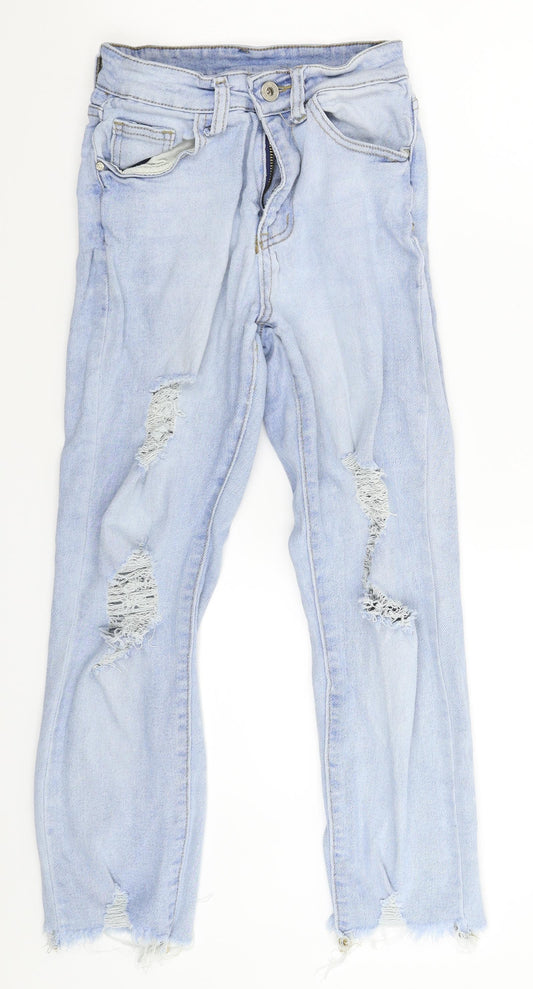 Girl Vivi Womens Blue  Denim Skinny Jeans Size 26 in L25 in