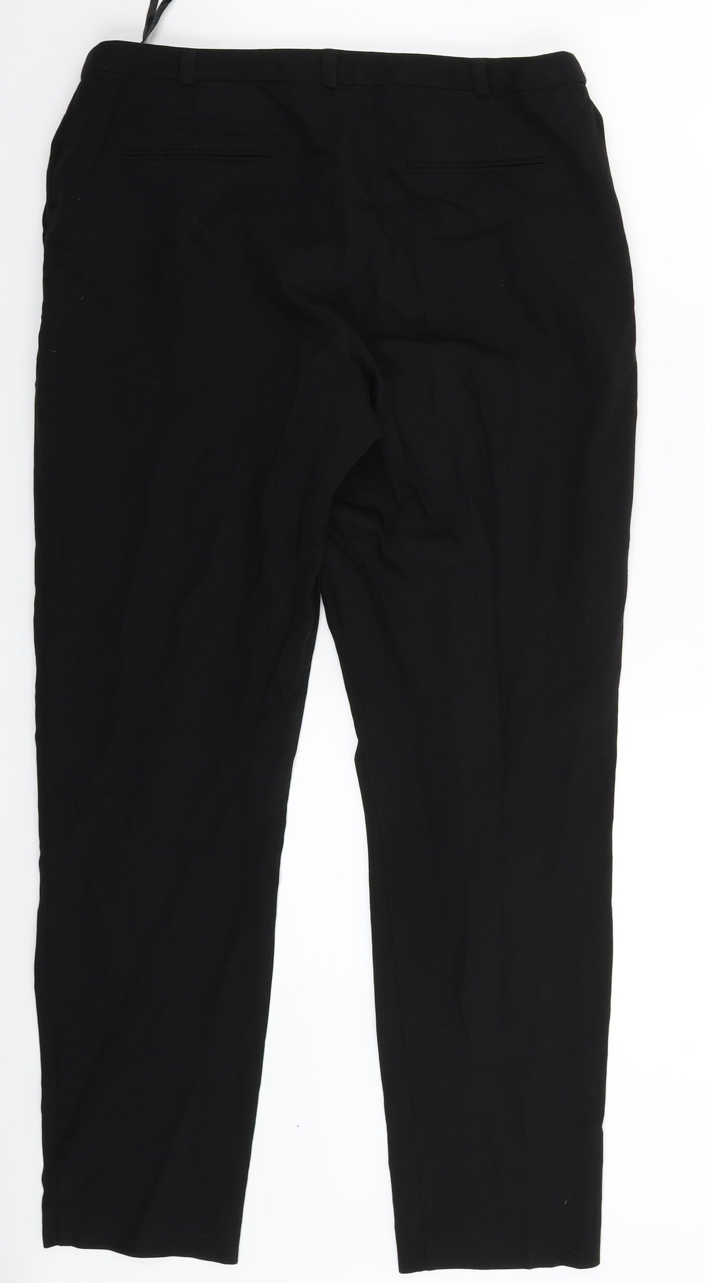 Topshop Womens Black   Dress Pants Trousers Size 12 L29 in