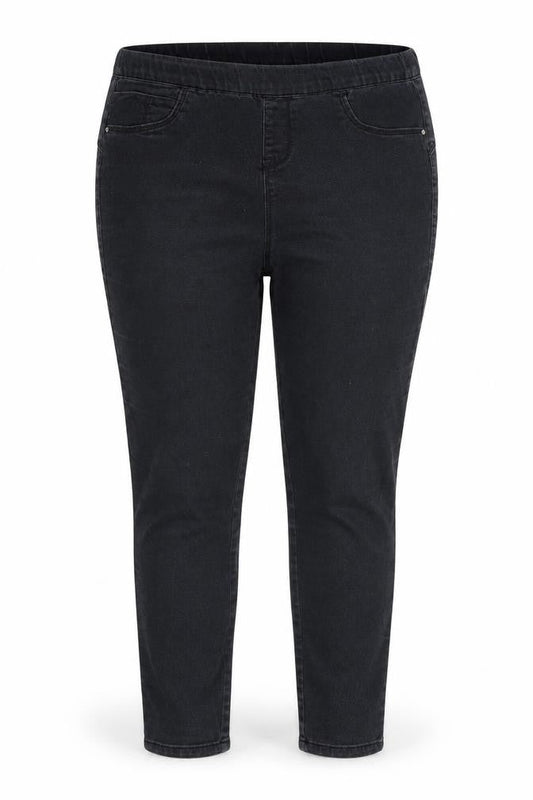 Denim & Co. Womens Grey  Denim Jegging Jeans Size 12 L25 in