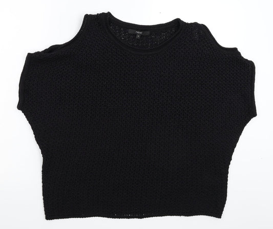 NEXT Womens Black  Knit Pullover Jumper Size M