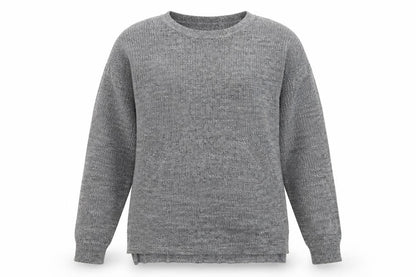 Divided Womens Grey  Knit Pullover Jumper Size L
