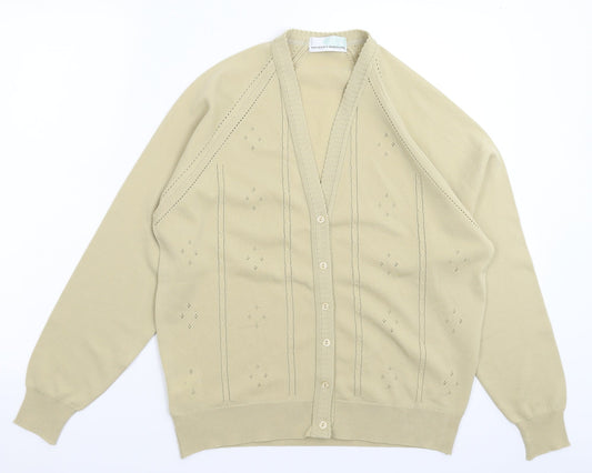 Northmoor Womens Beige  Knit Cardigan Jumper Size 14