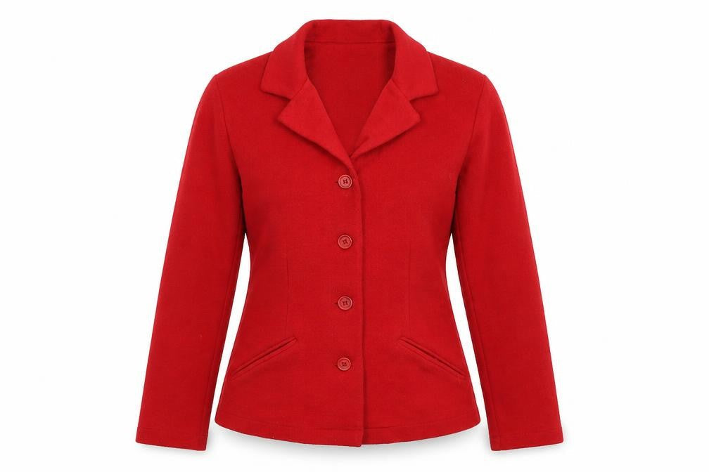 Simply Classic Womens Red   Jacket Blazer Size 10