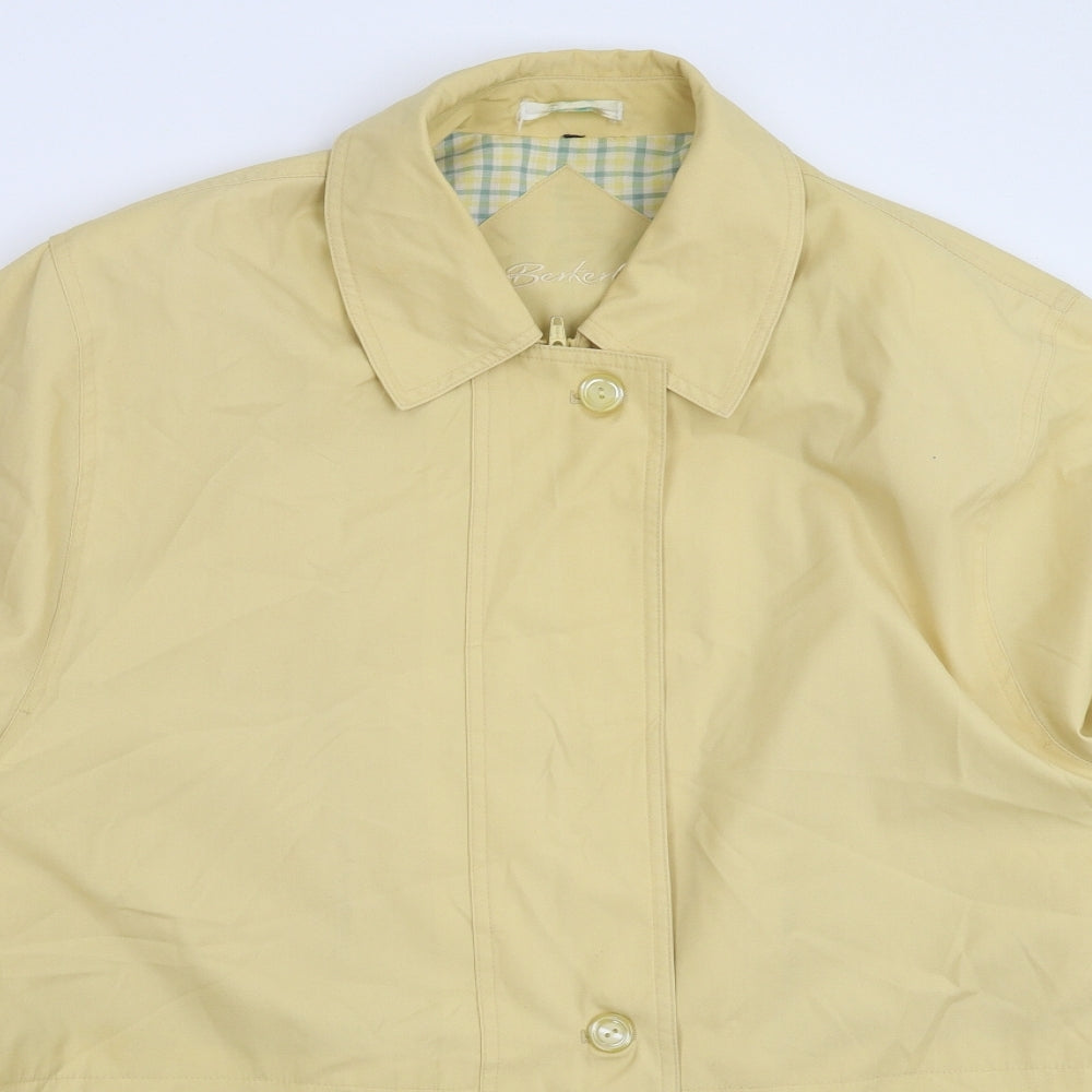 Berkertex Womens Yellow   Jacket Coat Size 20