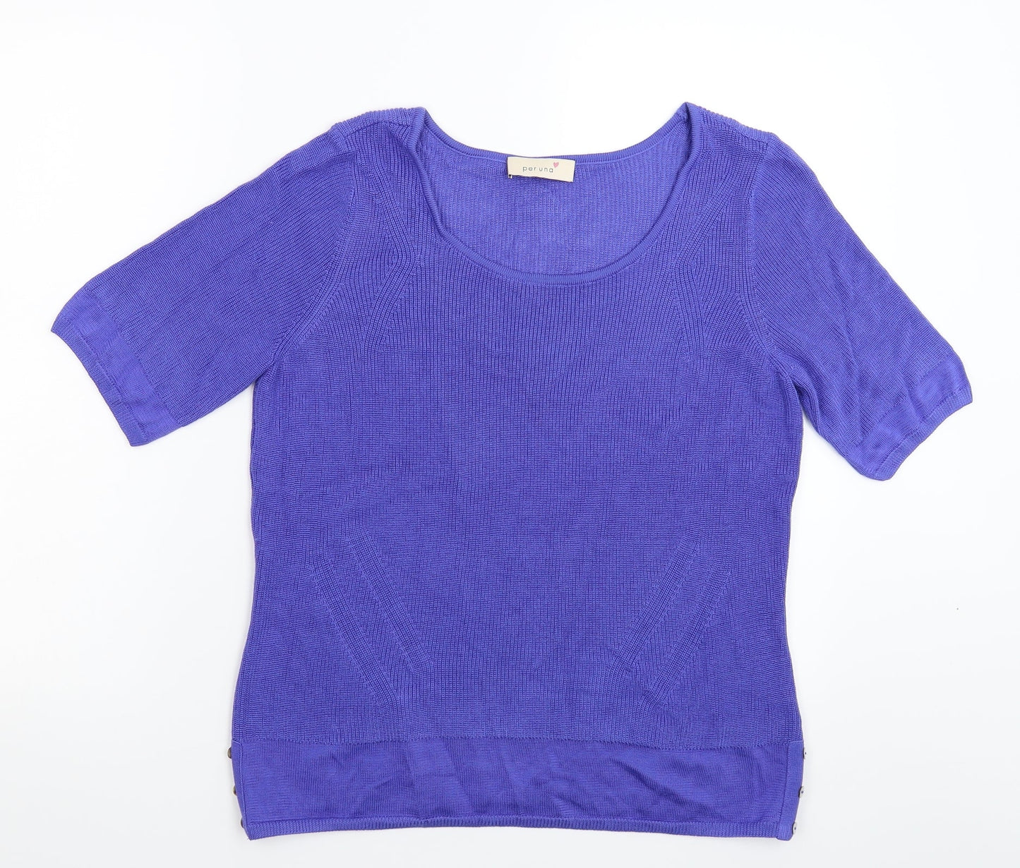 Marks and Spencer Womens Blue  Knit Pullover Jumper Size 14
