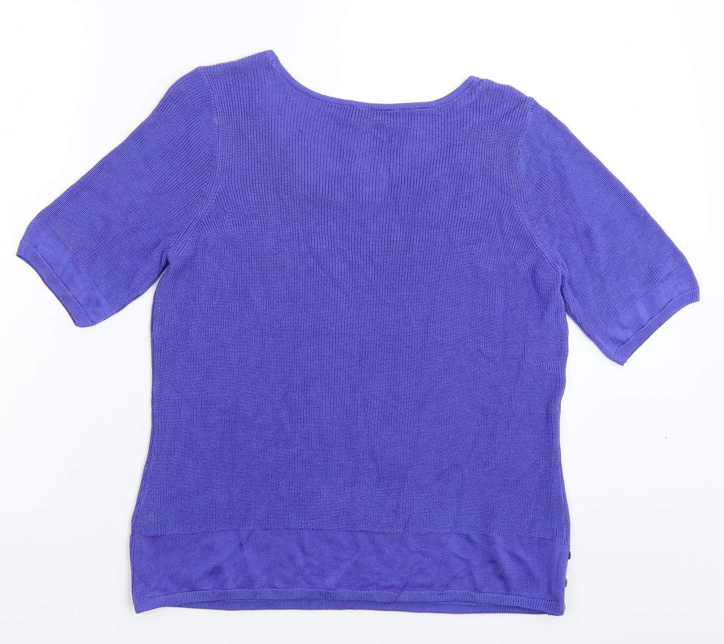 Marks and Spencer Womens Blue  Knit Pullover Jumper Size 14