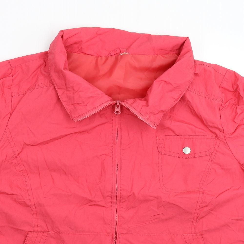 E-vie Womens Pink   Jacket  Size 18