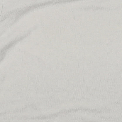 Preloved New Look Womens White   Pullover Jumper Size L - Label