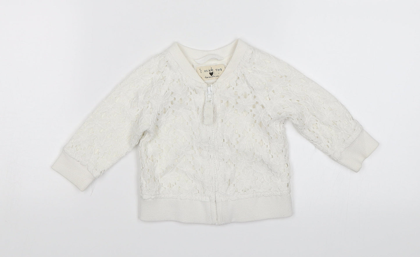 NEXT Baby White   Jacket  Size 3-6 Months