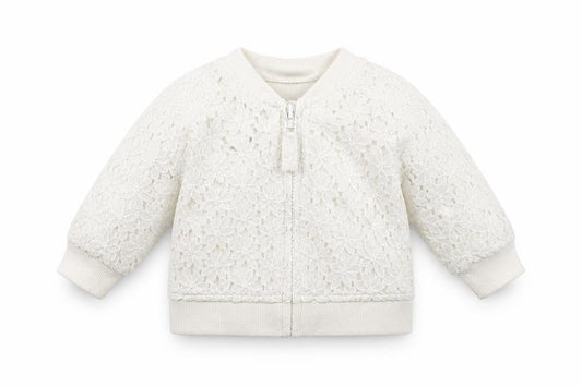 Next Baby White   Jacket  Size 3-6 Months
