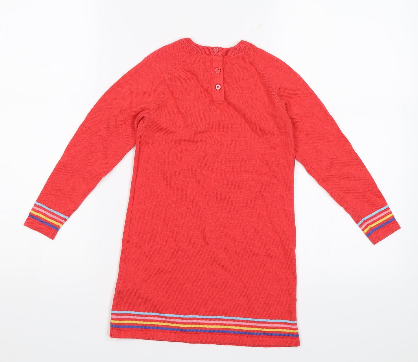 M&S Girls Red   Jersey T-Shirt Size 4-5 Years  - Yay
