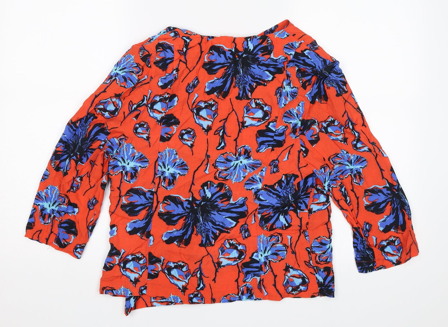 Atmosphere Womens Orange Floral  Jacket  Size 14