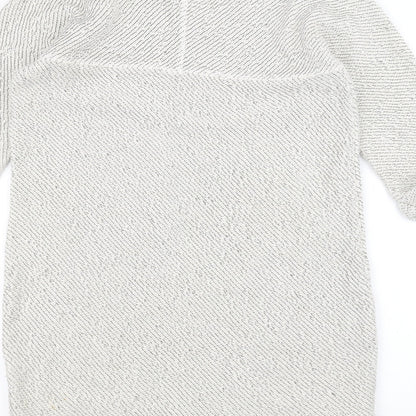 Preloved Dorothy Perkins Womens White   Pullover Jumper Size 8 - Label