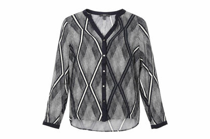 ESPRIT Womens Black   Basic Button-Up Size 10