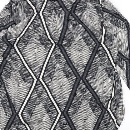 ESPRIT Womens Black   Basic Button-Up Size 10
