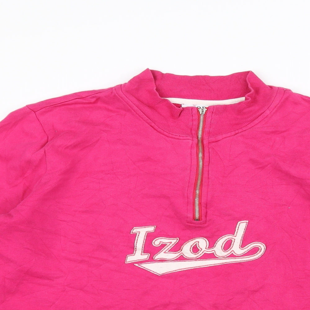 IZOD Womens Pink   Pullover Jumper Size L
