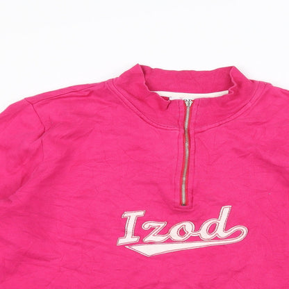 IZOD Womens Pink   Pullover Jumper Size L
