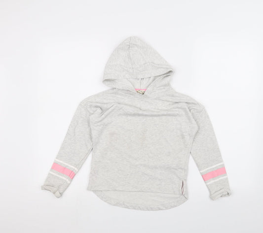 H&M Girls White   Pullover Hoodie Size 9-10 Years