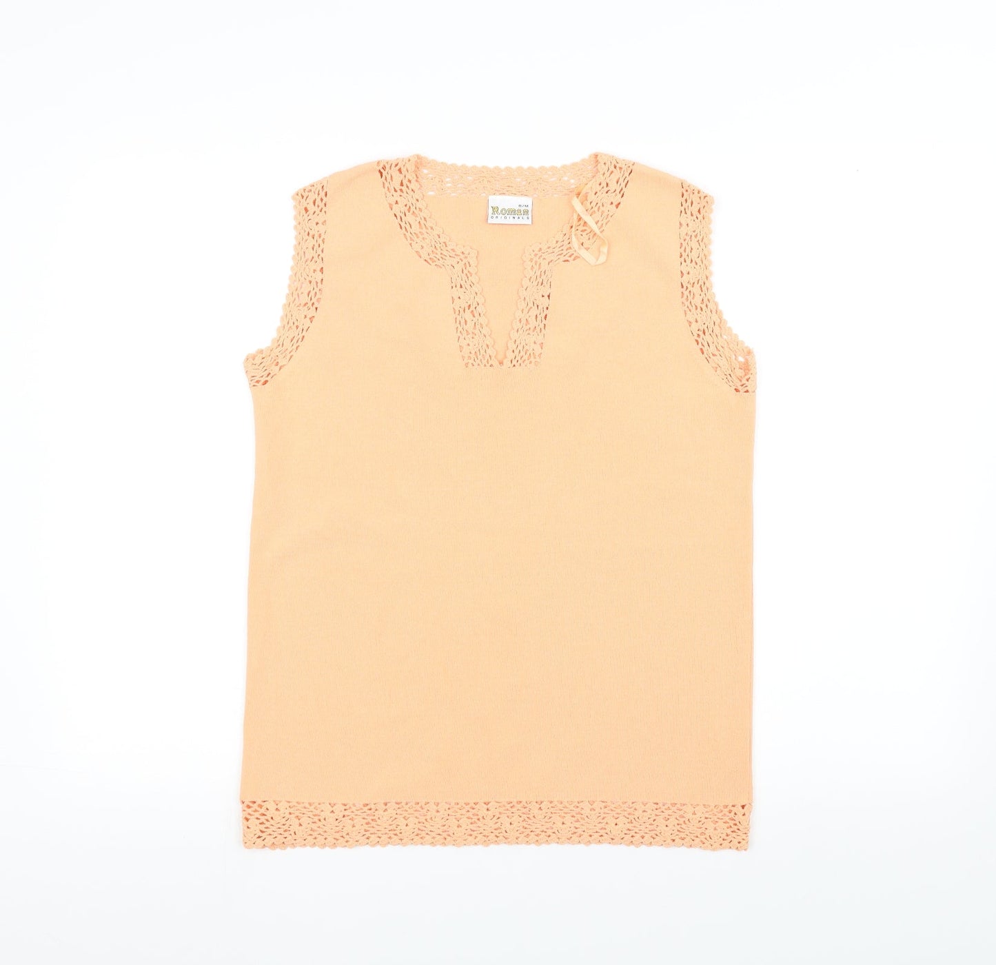 Roman Originals Womens Orange   Basic Tank Size S