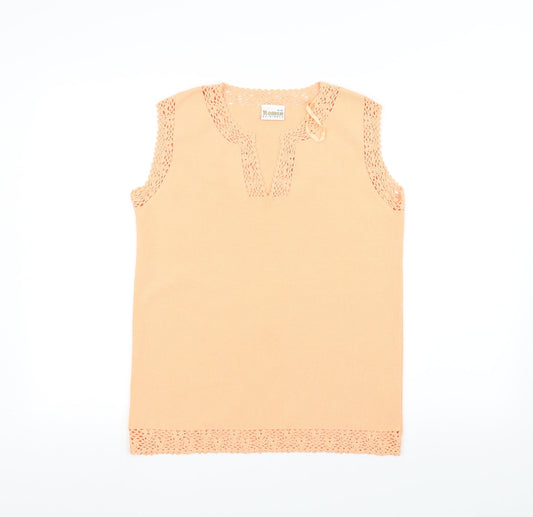 Roman Originals Womens Orange   Basic Tank Size S