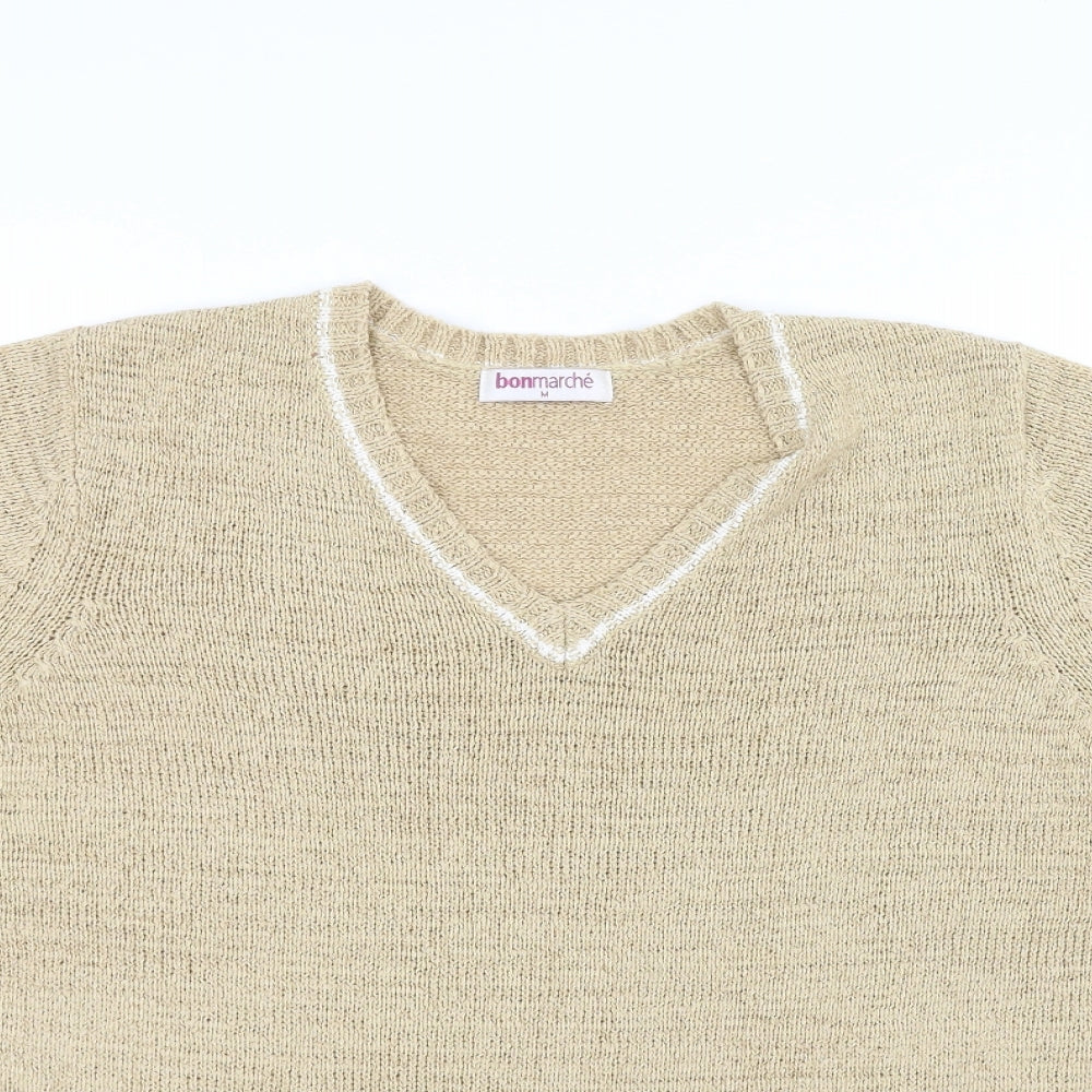 Bonmarché Womens Brown  Knit Pullover Jumper Size M