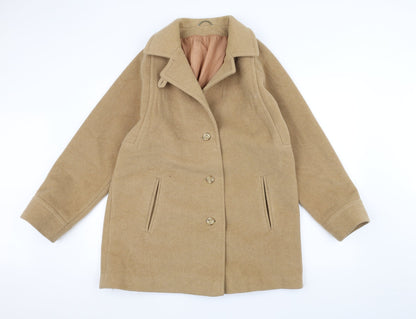 Julius Womens Brown   Overcoat Coat Size 16