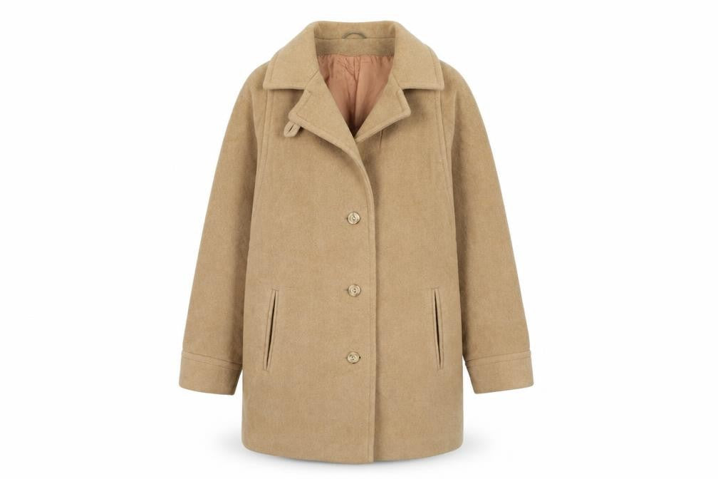Julius Womens Brown   Overcoat Coat Size 16