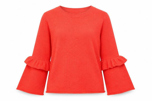 F&F Womens Red  Knit Pullover Jumper Size 14