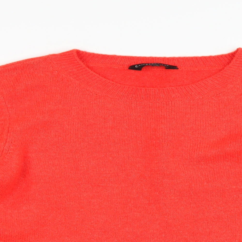 F&F Womens Red  Knit Pullover Jumper Size 14