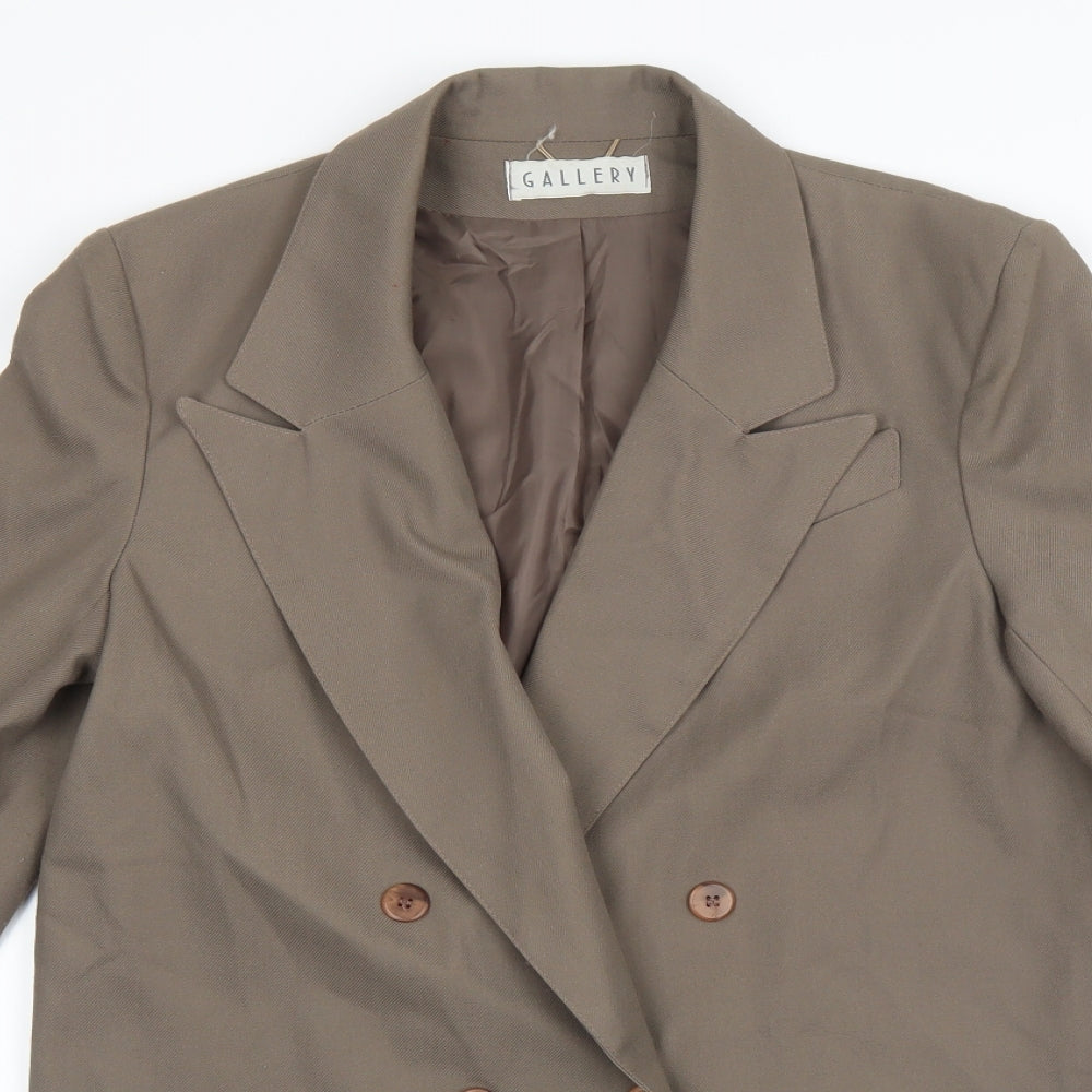 Gallery Womens Brown   Jacket  Size 10