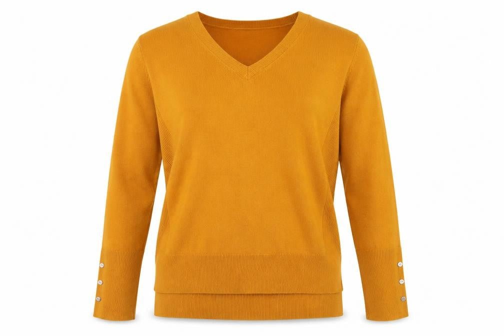 Primark Womens Yellow   Pullover Jumper Size S