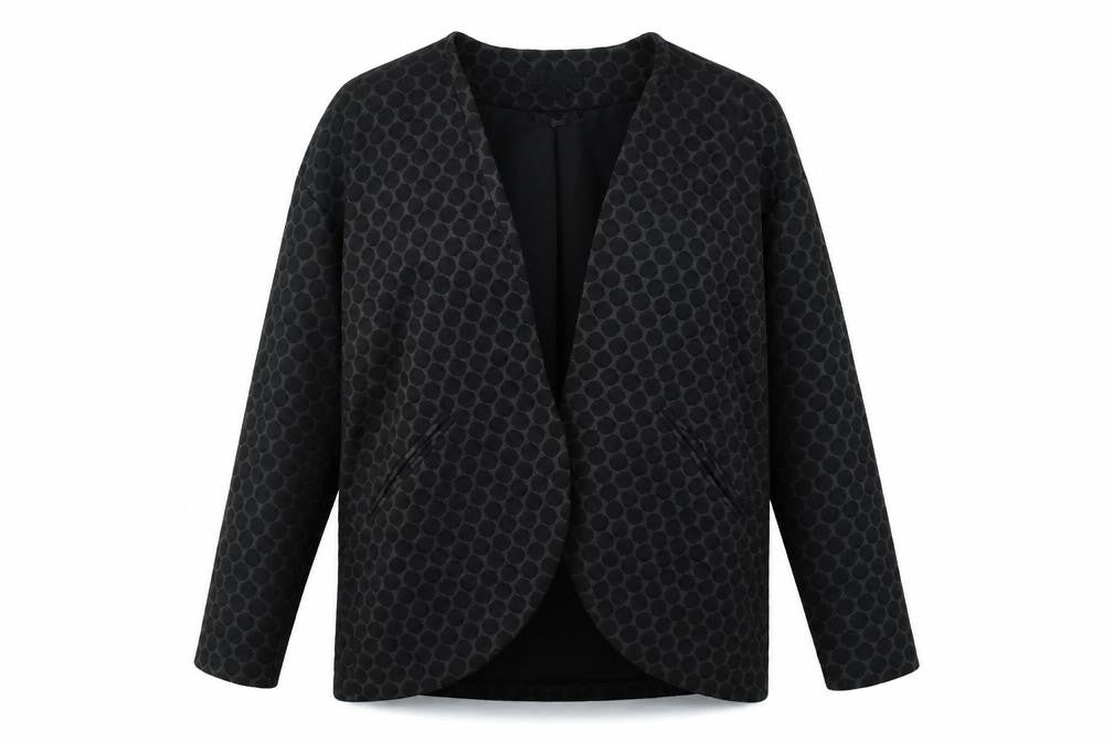 H&M Womens Black Polka Dot  Jacket  Size M