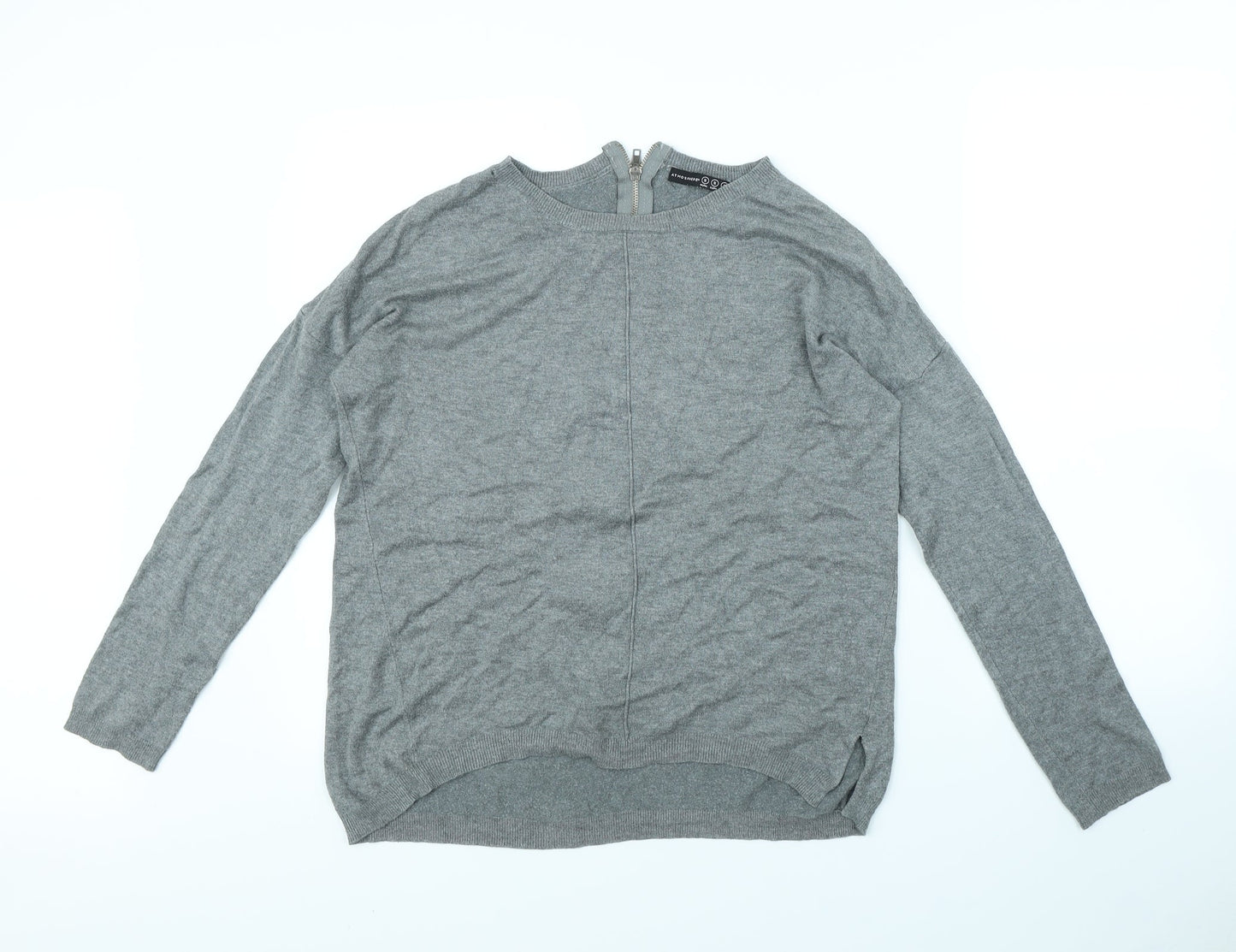 Atmosphere Womens Grey  Rayon Pullover Jumper Size S