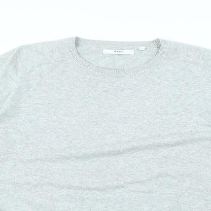 Open Mens Grey   Pullover Jumper Size M