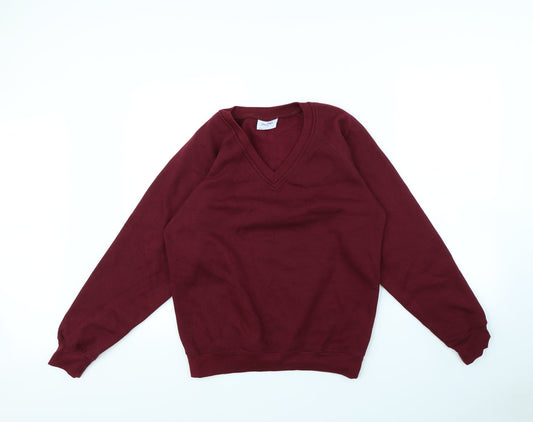 True Form Mens Purple   Pullover Jumper Size XS
