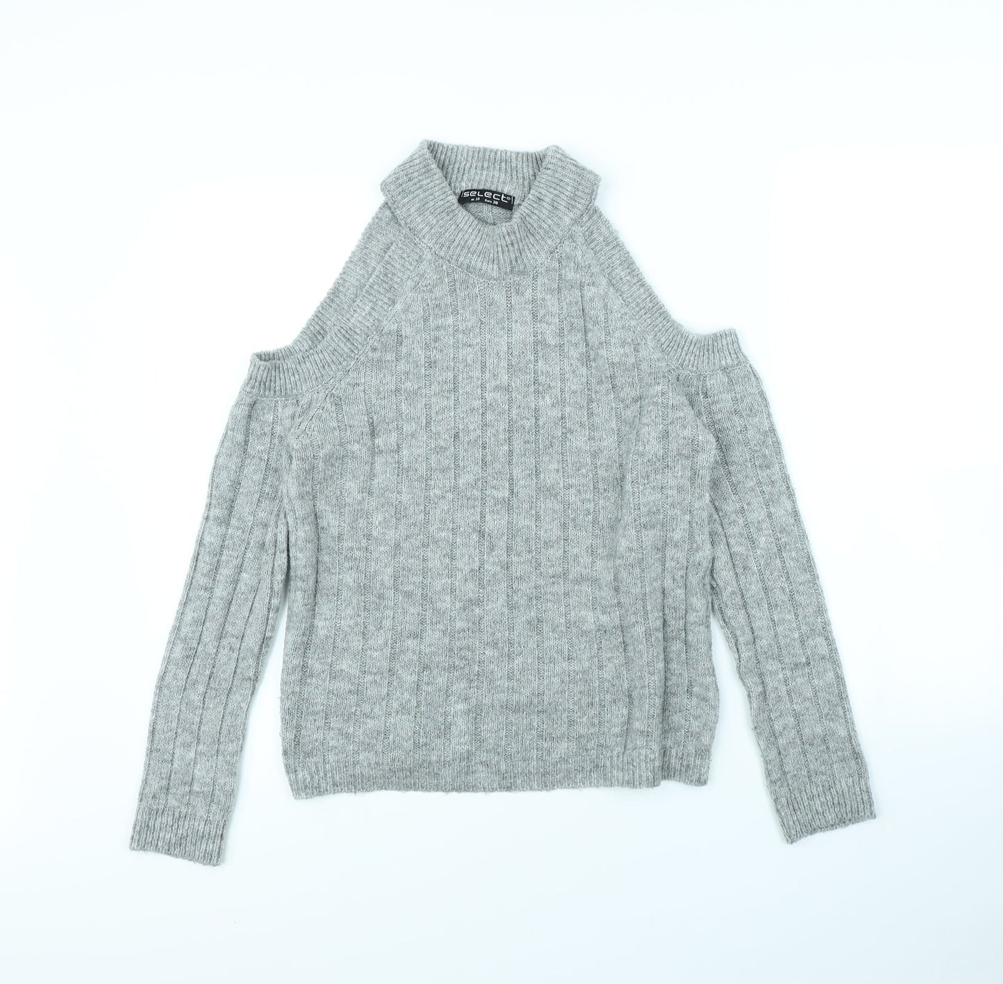 Select Womens Grey   Pullover Jumper Size 10