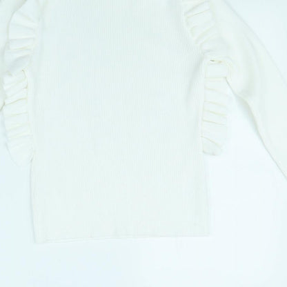 Preloved FLM Womens White   Pullover Jumper Size S - Label
