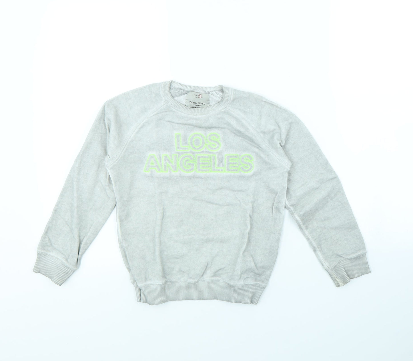 Zara Boys Grey   Pullover Jumper Size 5 Years
