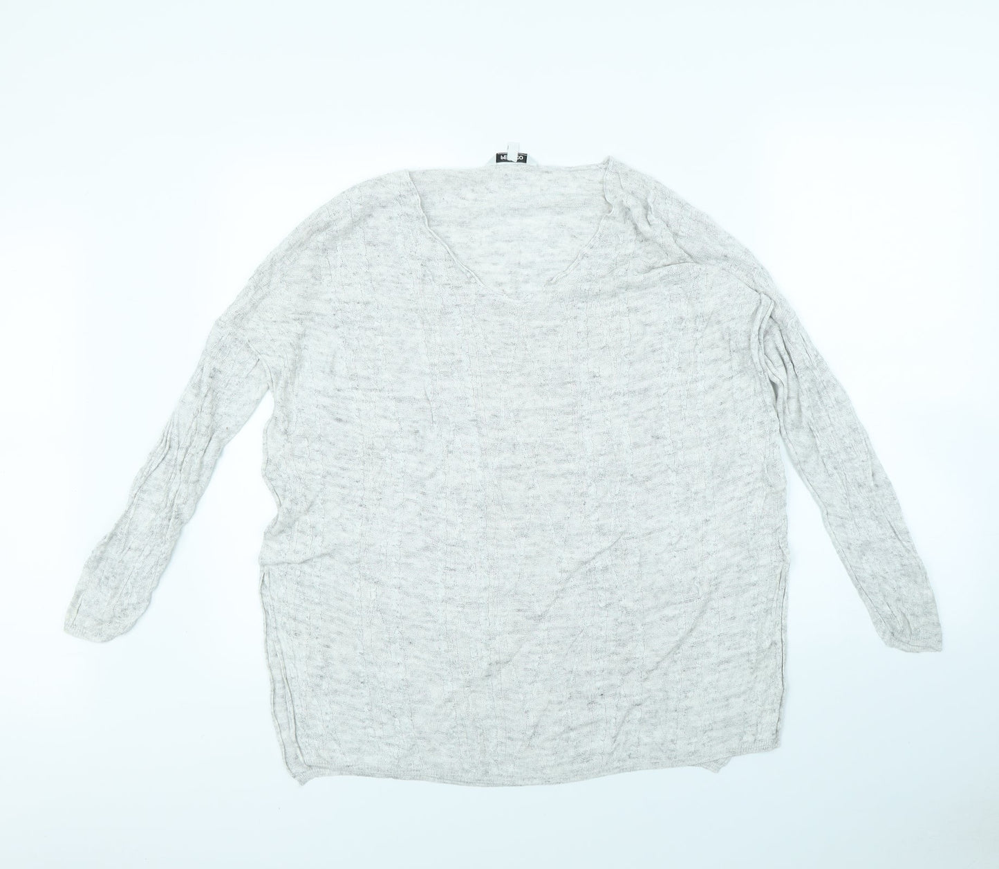 Pep & co Womens Grey   Pullover Jumper Size 14