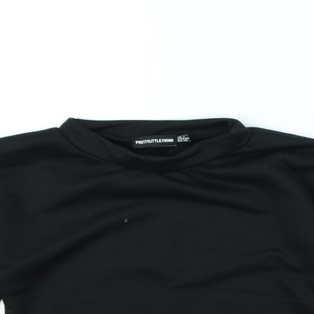 pretty little thing Womens Black   Pullover Jumper Size 2