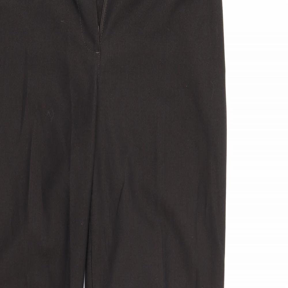 NEXT Womens Brown Striped  Trousers  Size 34 in L30 in