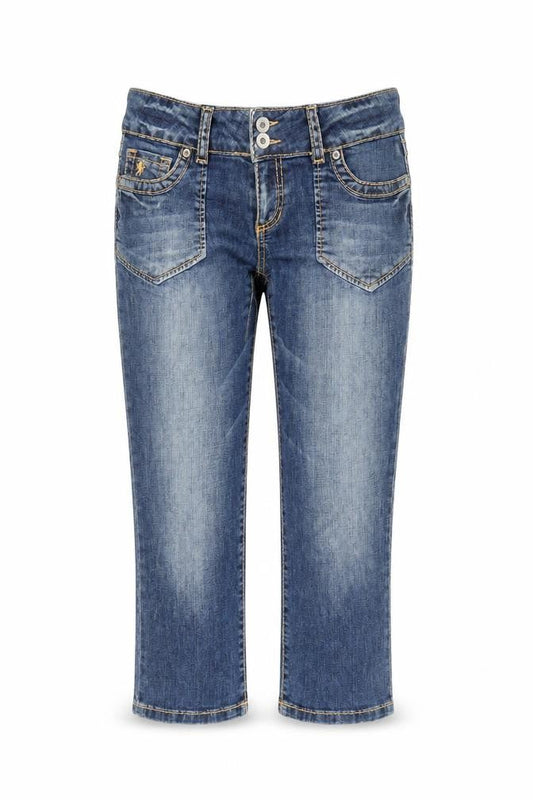 CDC Womens Blue  Denim Cropped Jeans Size 30 in L23 in