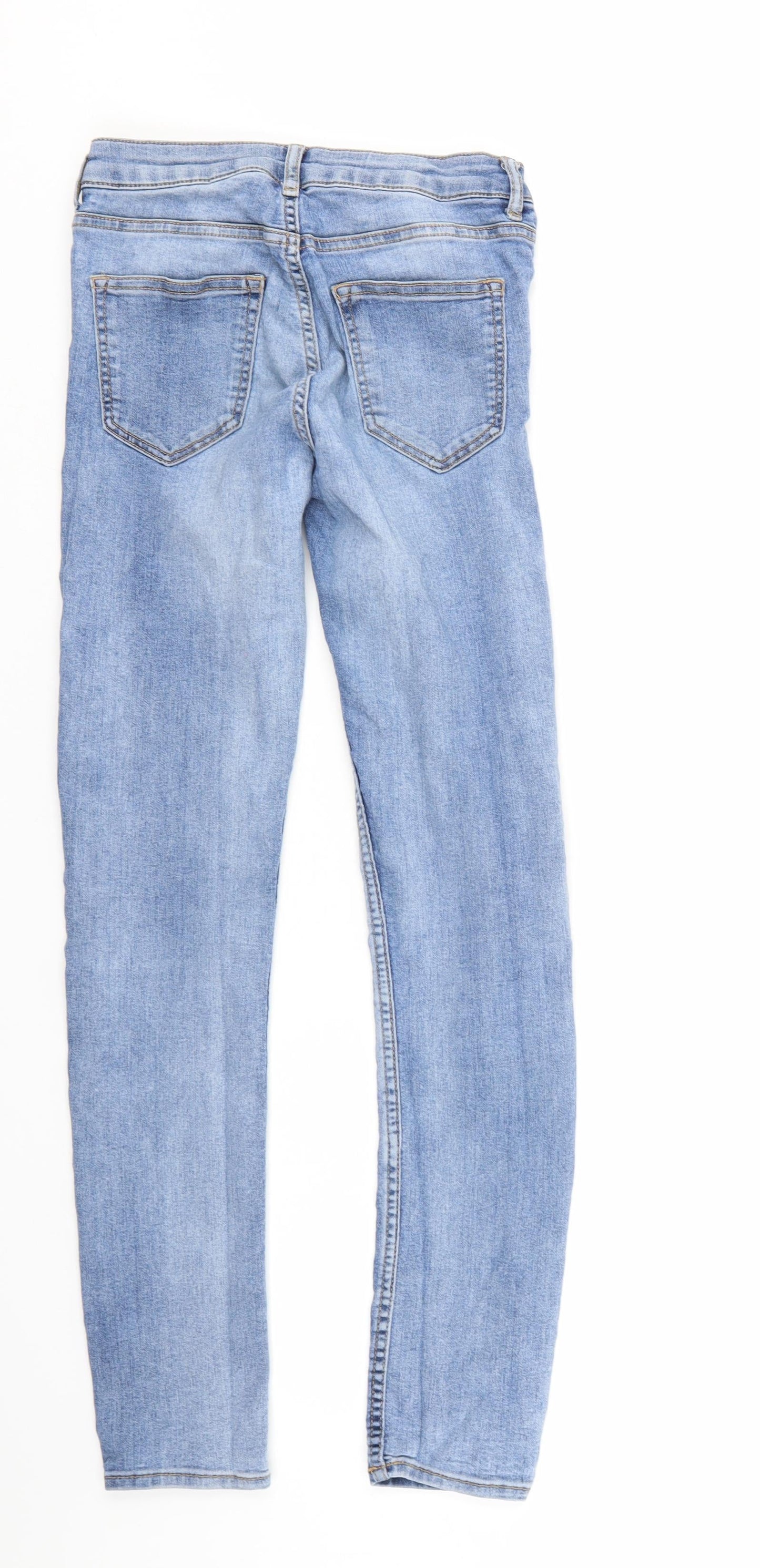 Divided Womens Blue  Denim Tapered Jeans Size 6 L28 in