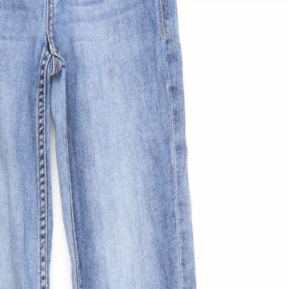 Divided Womens Blue  Denim Tapered Jeans Size 6 L28 in