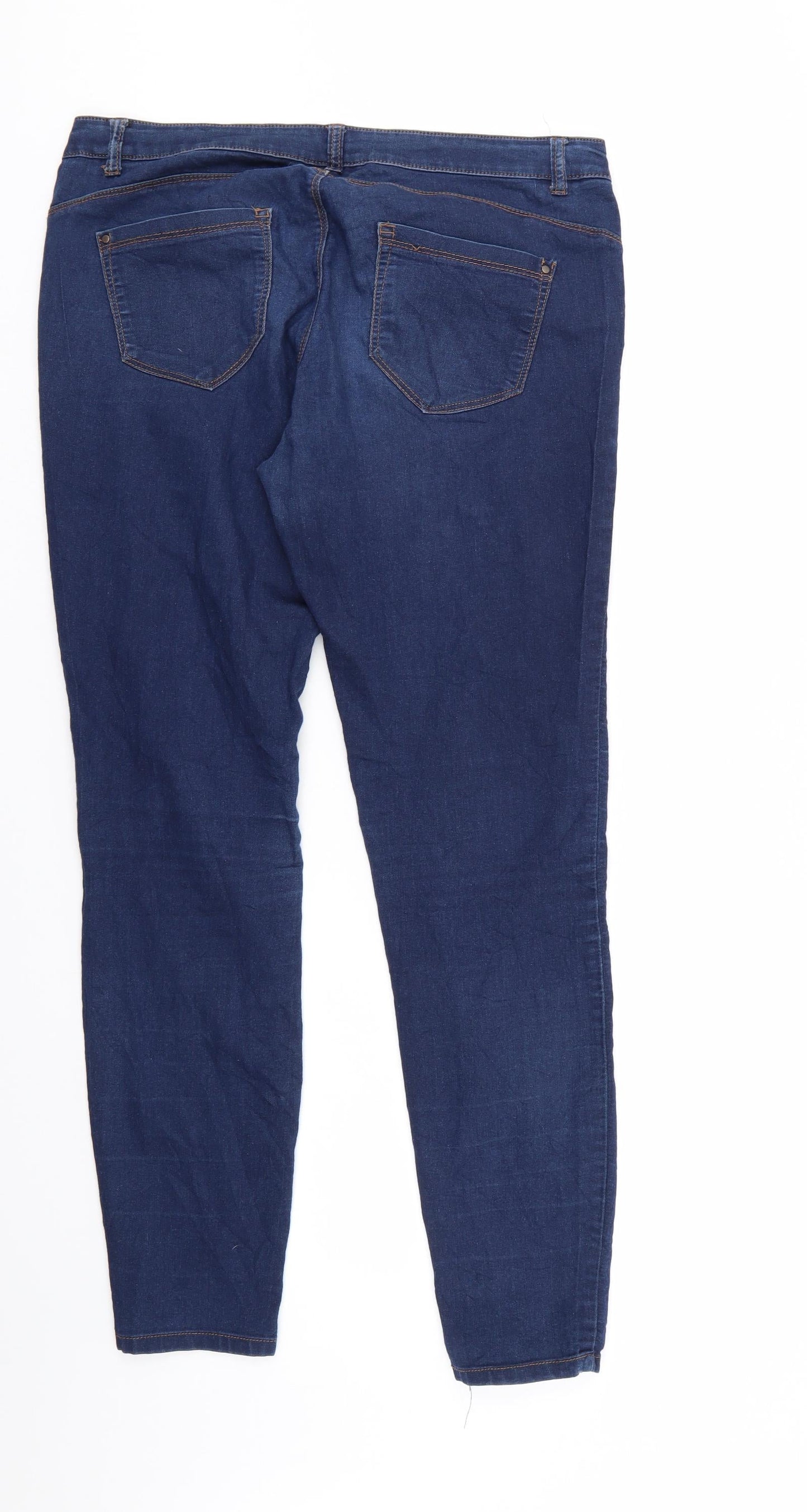 Yessica Womens Blue  Denim Tapered Jeans Size 12 L29 in