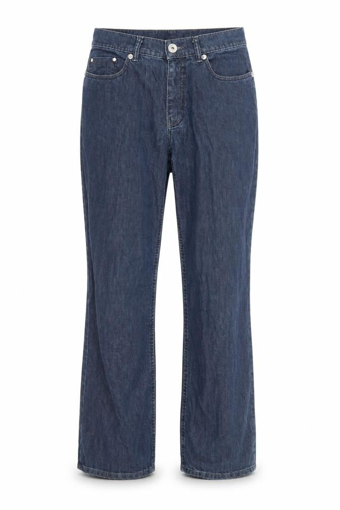 LAURA DI SARPI Womens Blue  Denim Straight Jeans Size 10 L28 in